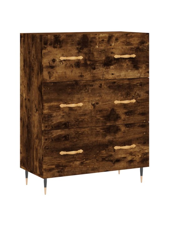 Augstais skapis, ozolkoka, 69,5x34x180 cm, inženierijas koks