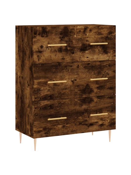 Augstais skapis, ozolkoka, 69,5x34x180 cm, inženierijas koks
