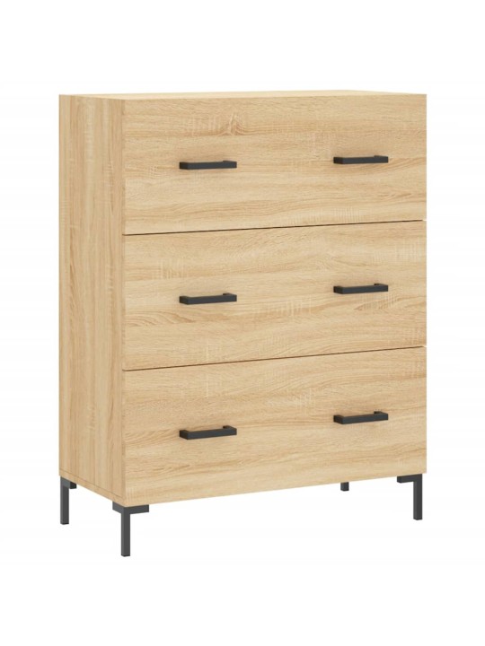 Augstais skapis, ozolkoka, 69,5x34x180 cm, inženierijas koks