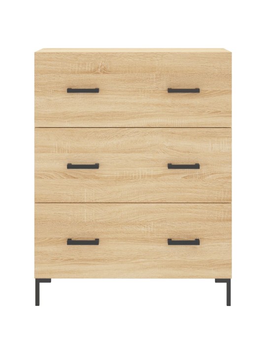 Augstais skapis, ozolkoka, 69,5x34x180 cm, inženierijas koks