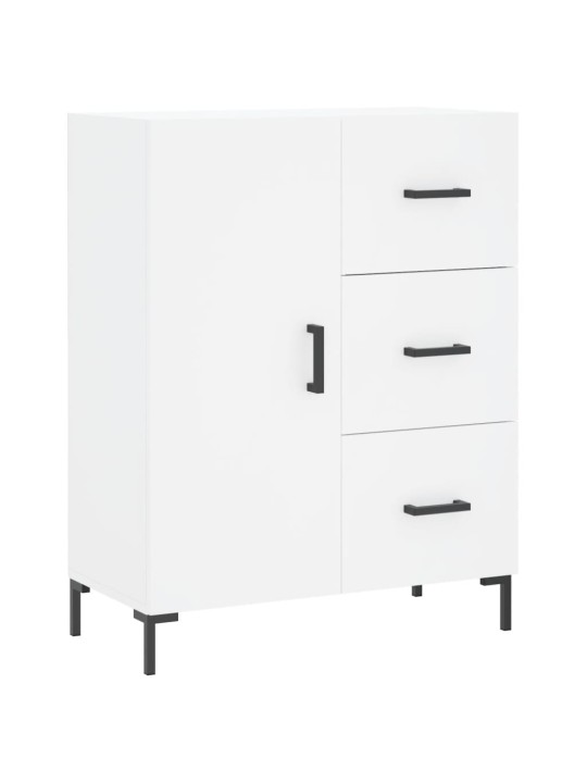 Augstais skapis, balts, 69,5x34x180 cm, inženierijas koks