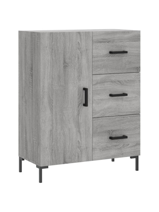 Augstais skapis, pelēks, 69,5x34x180 cm, inženierijas koks