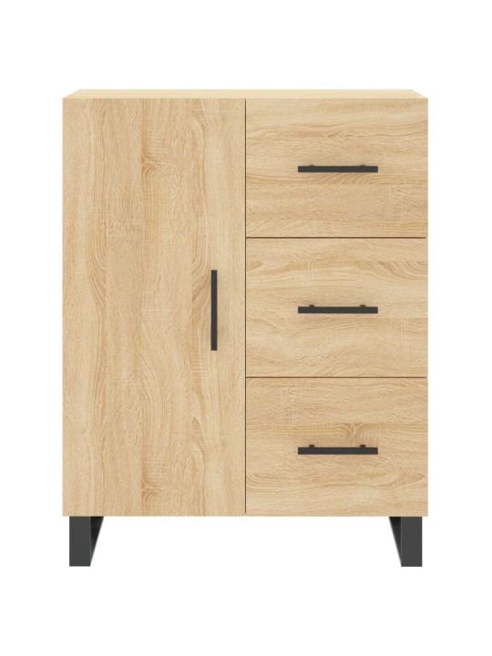 Augstais skapis, ozolkoka, 69,5x34x180 cm, inženierijas koks