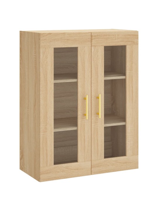 Augstais skapis, ozolkoka, 69,5x34x180 cm, inženierijas koks