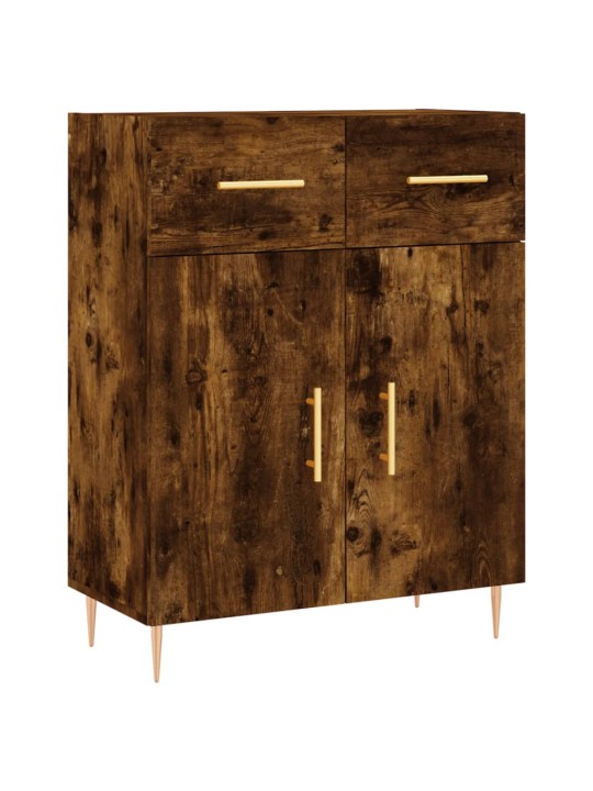 Augstais skapis, ozolkoka, 69,5x34x180 cm, inženierijas koks