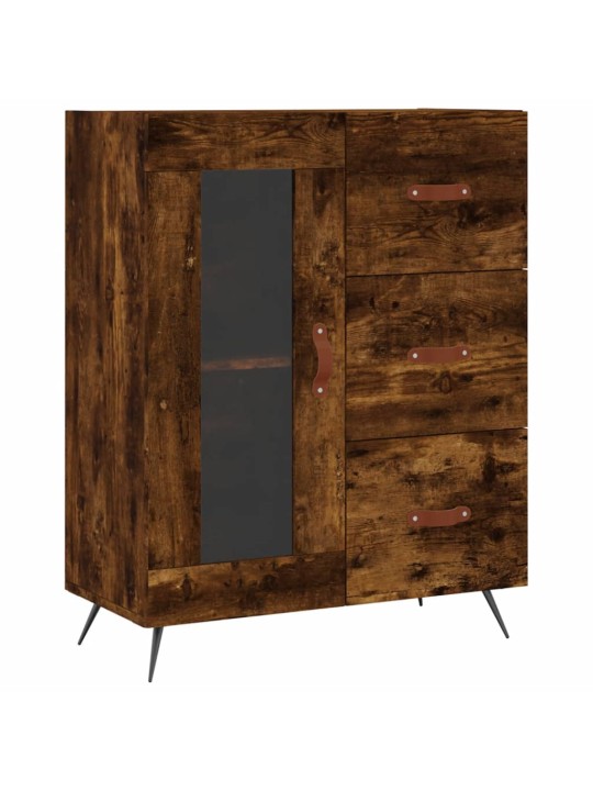 Augstais skapis, ozolkoka, 69,5x34x180 cm, inženierijas koks