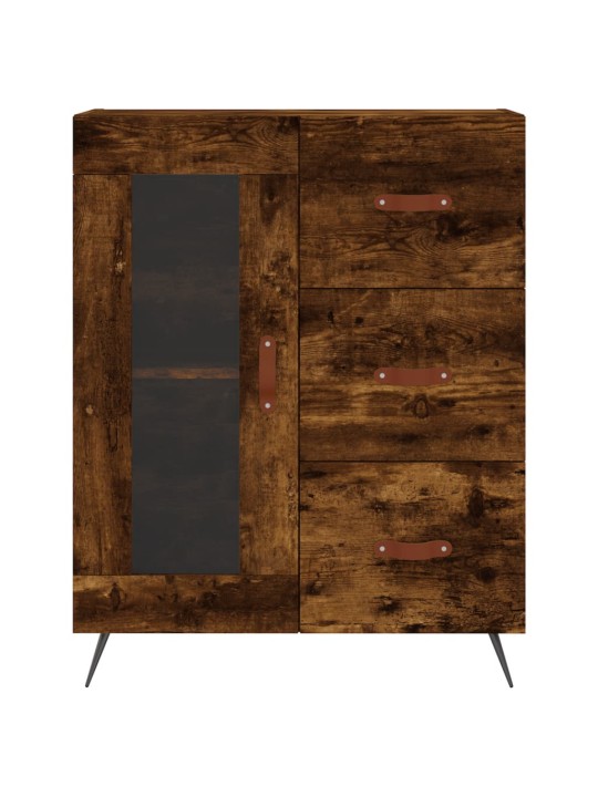 Augstais skapis, ozolkoka, 69,5x34x180 cm, inženierijas koks