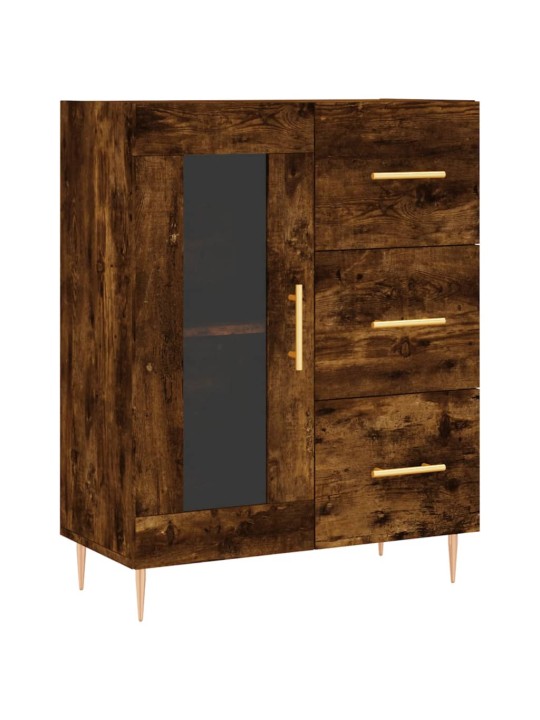 Augstais skapis, ozolkoka, 69,5x34x180 cm, inženierijas koks