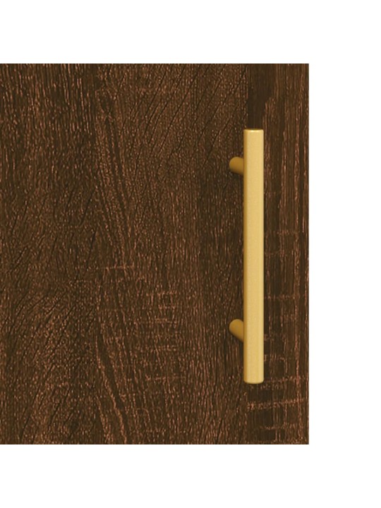 Augstais skapis, ozolkoka, 69,5x34x180 cm, inženierijas koks