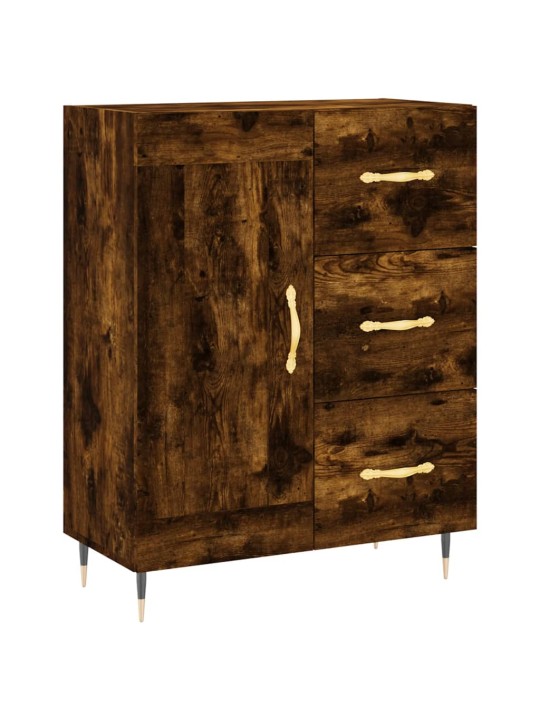 Augstais skapis, ozolkoka, 69,5x34x180 cm, inženierijas koks