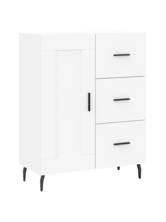 Augstais skapis, balts, 69,5x34x180 cm, inženierijas koks