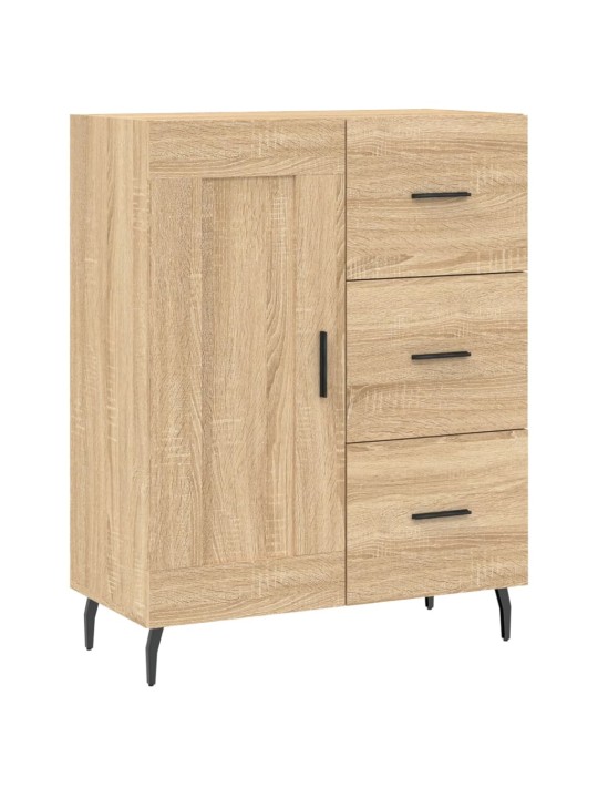 Augstais skapis, ozolkoka, 69,5x34x180 cm, inženierijas koks