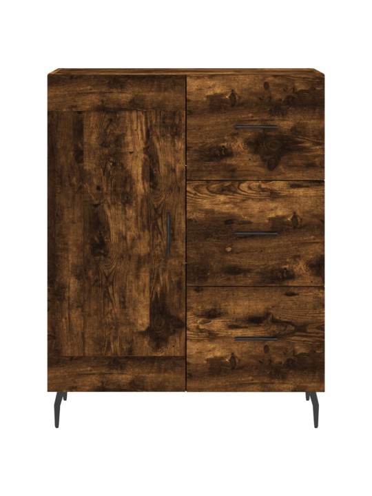 Augstais skapis, ozolkoka, 69,5x34x180 cm, inženierijas koks