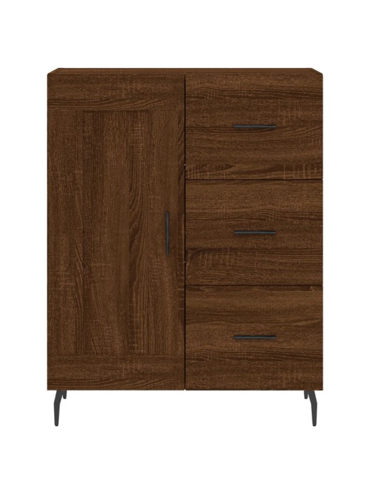 Augstais skapis, ozolkoka, 69,5x34x180 cm, inženierijas koks