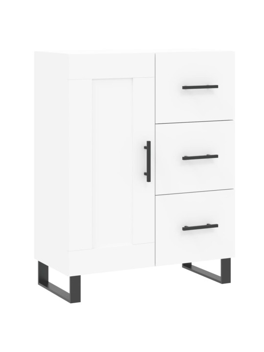 Augstais skapis, balts, 69,5x34x180 cm, inženierijas koks