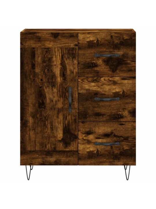 Augstais skapis, ozolkoka, 69,5x34x180 cm, inženierijas koks