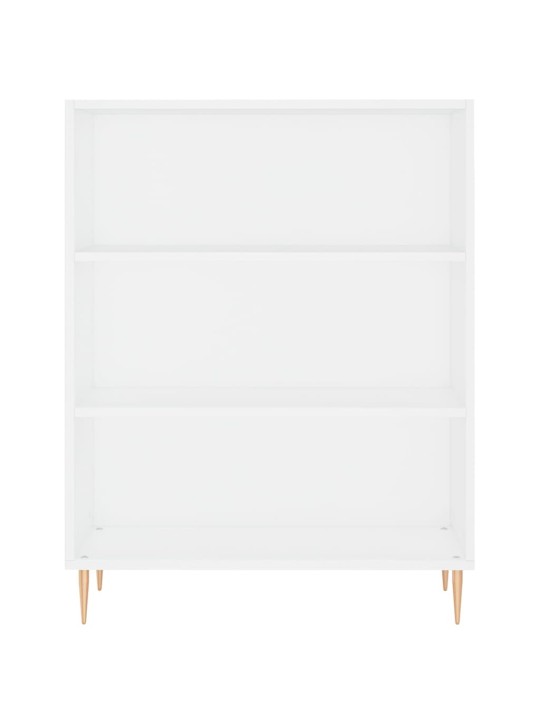Augstais skapis, balts, 69,5x34x180 cm, inženierijas koks