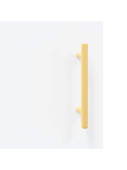 Augstais skapis, balts, 69,5x34x180 cm, inženierijas koks