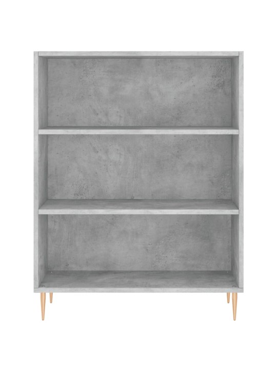 Augstais skapis, pelēks, 69,5x34x180 cm, inženierijas koks