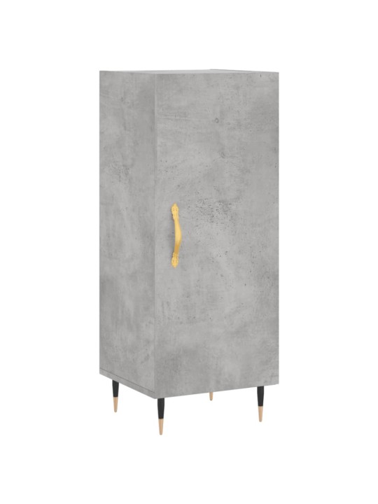 Augstais skapītis, pelēks, 34,5x34x180 cm, inženierijas koks