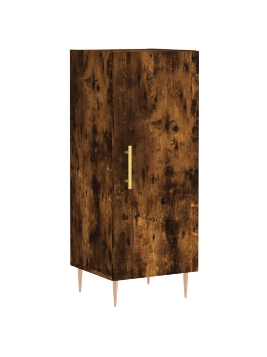 Augstais skapītis, ozolkoka, 34,5x34x180 cm, inženierijas koks
