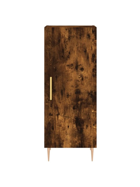 Augstais skapītis, ozolkoka, 34,5x34x180 cm, inženierijas koks