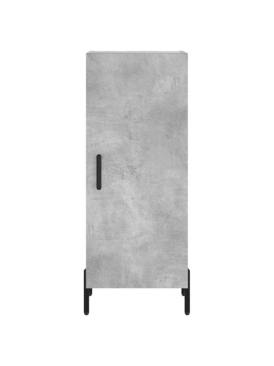 Augstais skapītis, pelēks, 34,5x34x180 cm, inženierijas koks