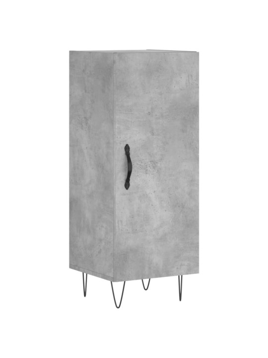 Augstais skapītis, pelēks, 34,5x34x180 cm, inženierijas koks