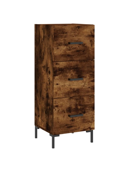 Augstais skapītis, ozolkoka, 34,5x34x180 cm, inženierijas koks