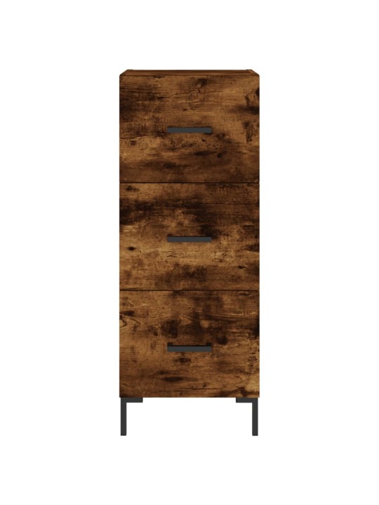 Augstais skapītis, ozolkoka, 34,5x34x180 cm, inženierijas koks