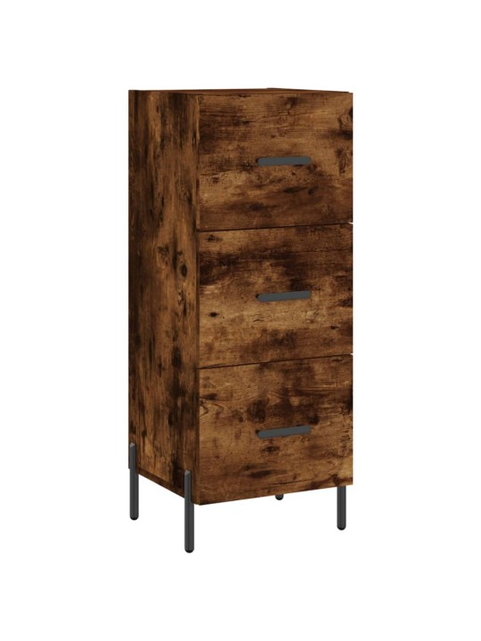 Augstais skapītis, ozolkoka, 34,5x34x180 cm, inženierijas koks