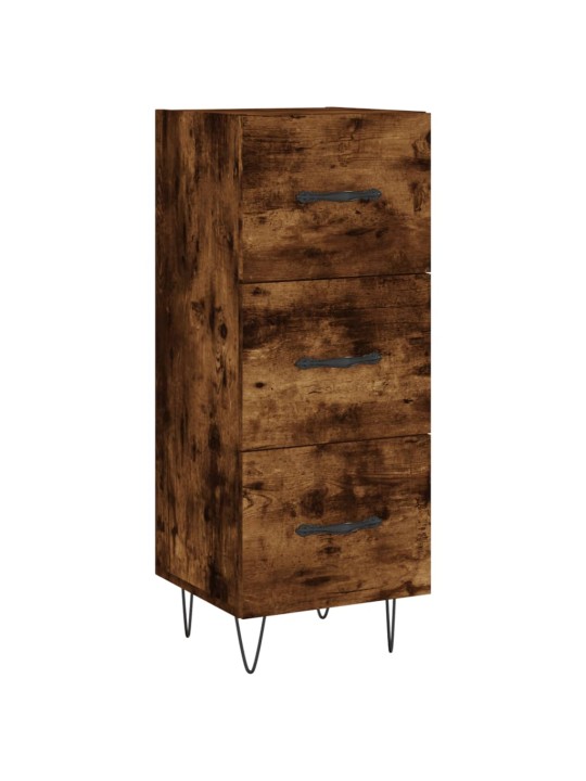 Augstais skapītis, ozolkoka, 34,5x34x180 cm, inženierijas koks