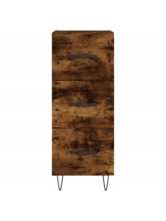 Augstais skapītis, ozolkoka, 34,5x34x180 cm, inženierijas koks