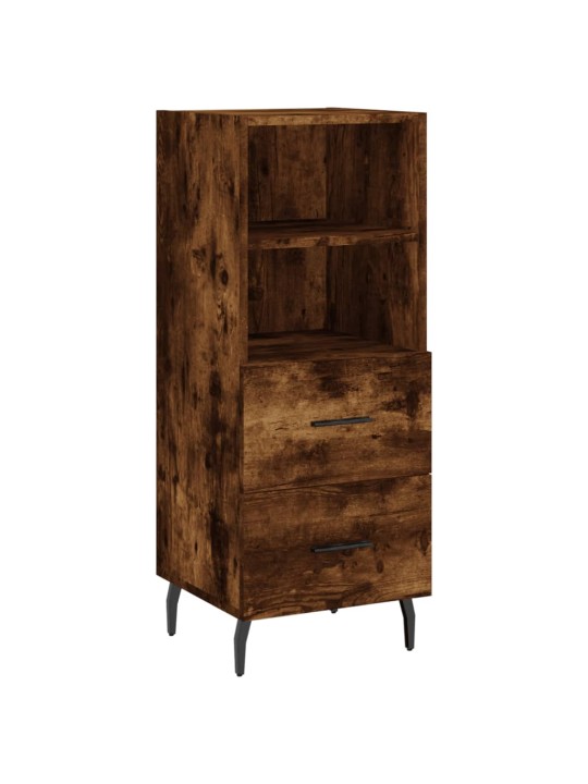 Augstais skapītis, ozolkoka, 34,5x34x180 cm, inženierijas koks