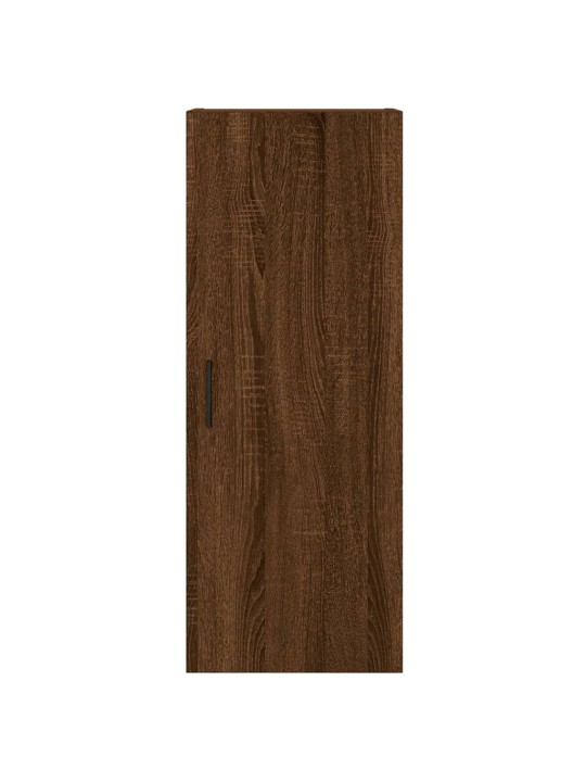 Augstais skapītis, ozolkoka, 34,5x34x180 cm, inženierijas koks
