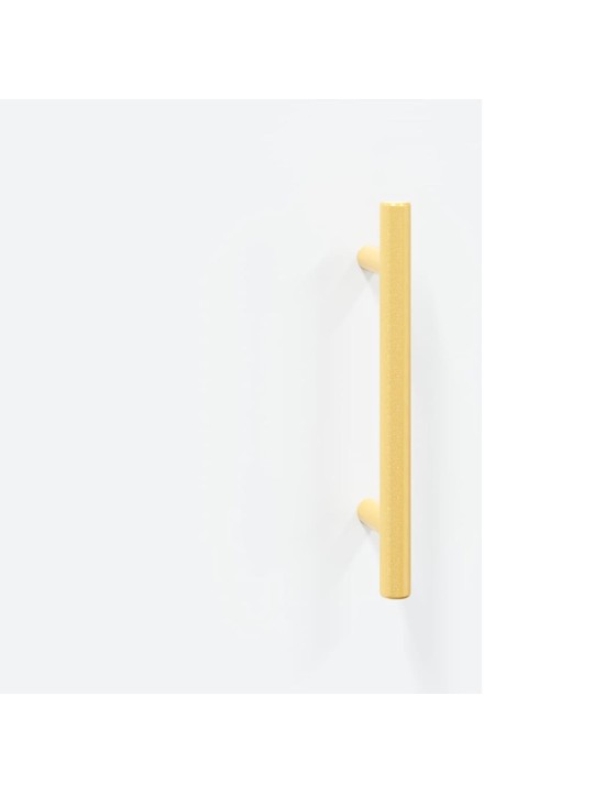 Augstais skapītis, balts, 34,5x34x180 cm, inženierijas koks