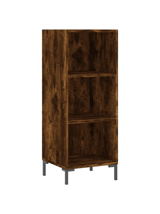 Augstais skapītis, ozolkoka, 34,5x34x180 cm, inženierijas koks