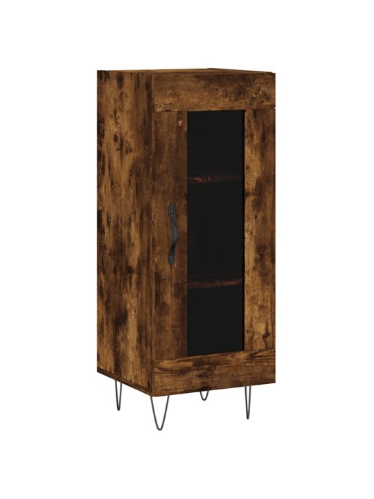 Augstais skapītis, ozolkoka, 34,5x34x180 cm, inženierijas koks
