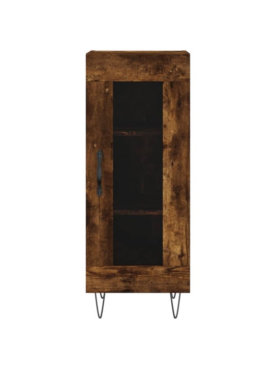 Augstais skapītis, ozolkoka, 34,5x34x180 cm, inženierijas koks