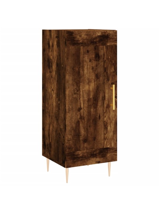 Augstais skapītis, ozolkoka, 34,5x34x180 cm, inženierijas koks
