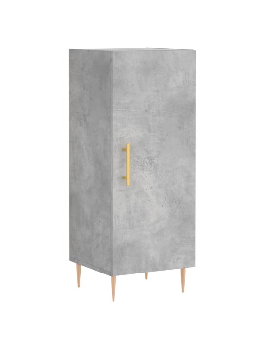 Augstais skapītis, pelēks, 34,5x34x180 cm, inženierijas koks