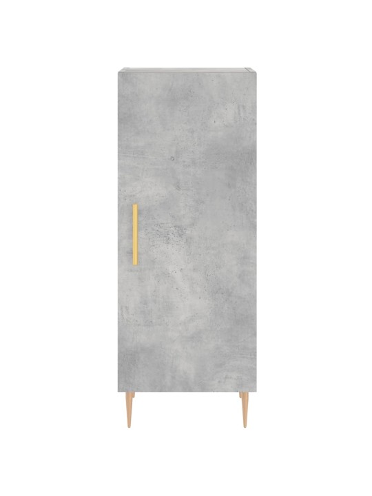 Augstais skapītis, pelēks, 34,5x34x180 cm, inženierijas koks