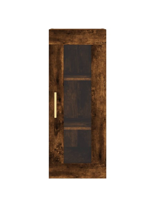Augstais skapītis, ozolkoka, 34,5x34x180 cm, inženierijas koks