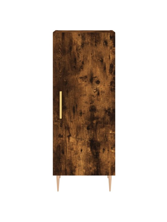 Augstais skapītis, ozolkoka, 34,5x34x180 cm, inženierijas koks