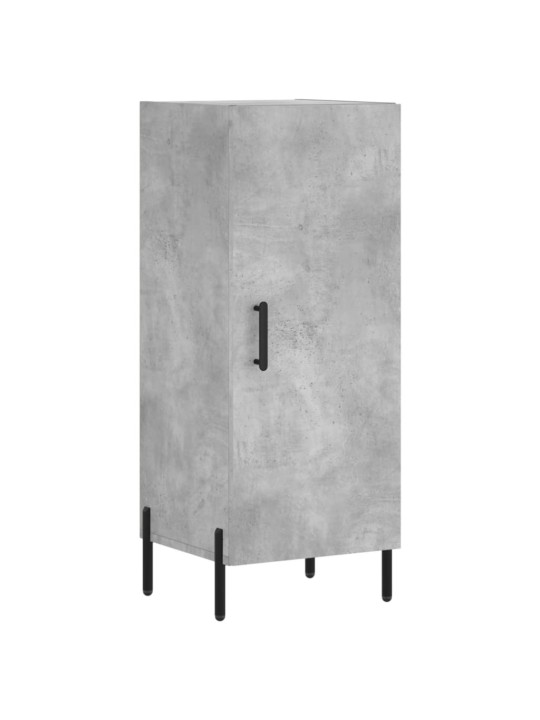 Augstais skapītis, pelēks, 34,5x34x180 cm, inženierijas koks