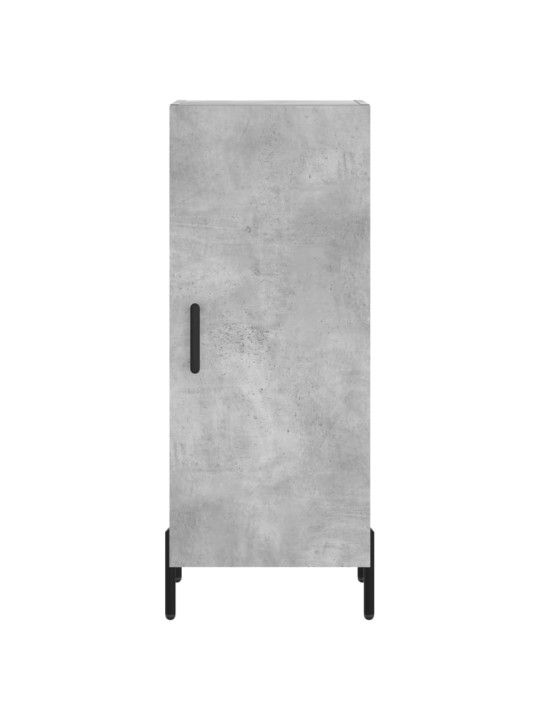 Augstais skapītis, pelēks, 34,5x34x180 cm, inženierijas koks