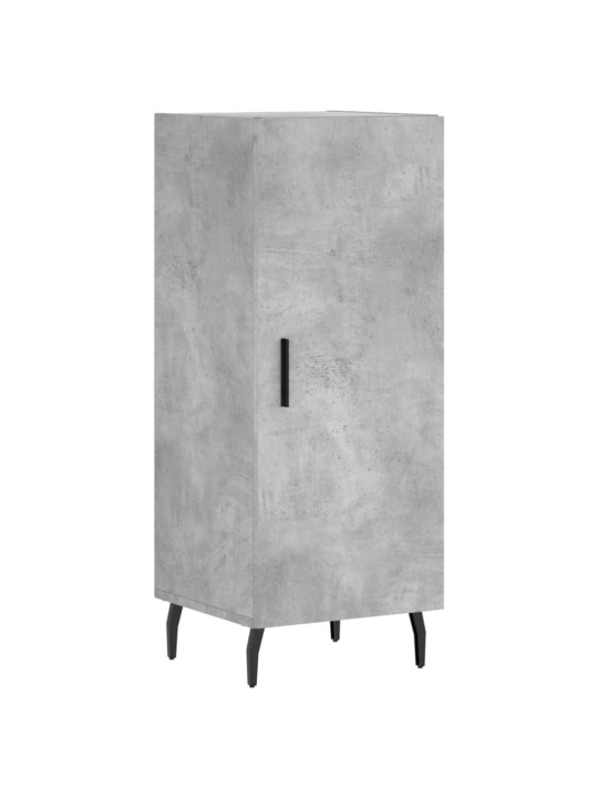 Augstais skapītis, pelēks, 34,5x34x180 cm, inženierijas koks