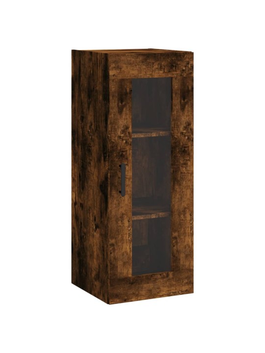 Augstais skapītis, ozolkoka, 34,5x34x180 cm, inženierijas koks