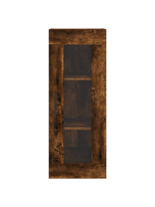 Augstais skapītis, ozolkoka, 34,5x34x180 cm, inženierijas koks