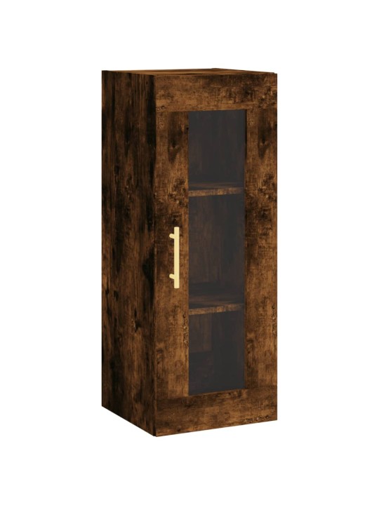 Augstais skapītis, ozolkoka, 34,5x34x180 cm, inženierijas koks